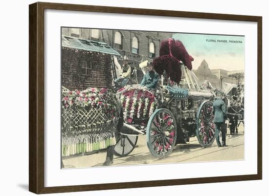 Vintage Rose Parade, Pasadena, California-null-Framed Art Print