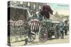 Vintage Rose Parade, Pasadena, California-null-Stretched Canvas