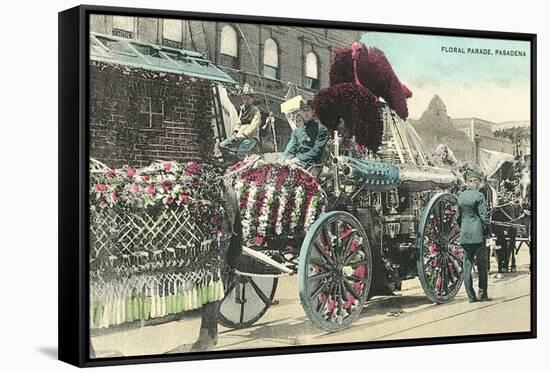 Vintage Rose Parade, Pasadena, California-null-Framed Stretched Canvas