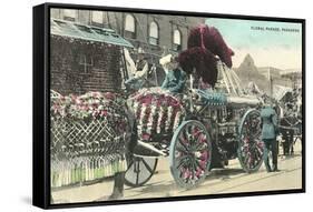 Vintage Rose Parade, Pasadena, California-null-Framed Stretched Canvas