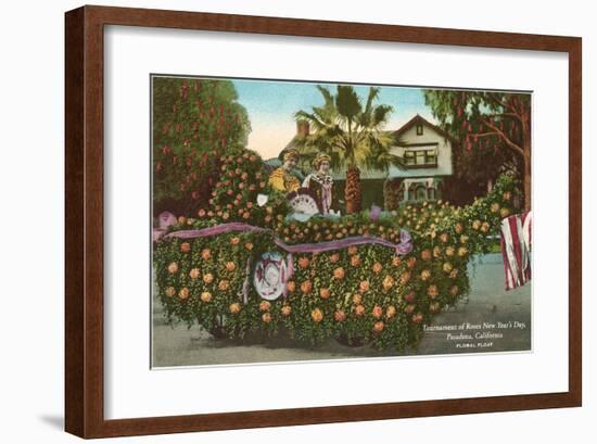 Vintage Rose Parade, Pasadena, California-null-Framed Art Print