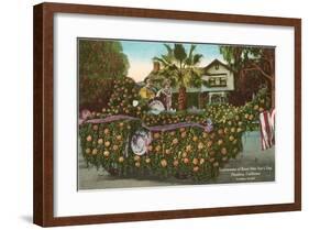 Vintage Rose Parade, Pasadena, California-null-Framed Art Print