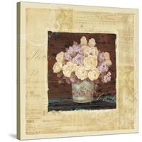 Vintage Rose Yellow-Pamela Gladding-Stretched Canvas