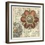 Vintage Rosette II-Vision Studio-Framed Art Print