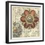 Vintage Rosette II-Vision Studio-Framed Art Print