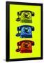 Vintage Rotary Telephone Pop Art-null-Framed Standard Poster