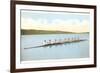 Vintage Rowing Crew-null-Framed Premium Giclee Print