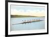 Vintage Rowing Crew-null-Framed Premium Giclee Print