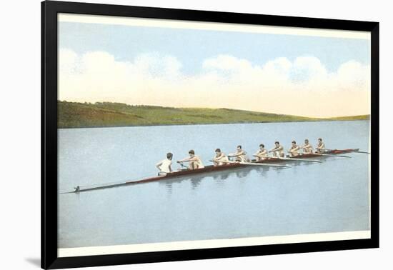 Vintage Rowing Crew-null-Framed Art Print