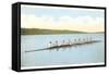 Vintage Rowing Crew-null-Framed Stretched Canvas