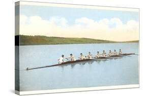 Vintage Rowing Crew-null-Stretched Canvas