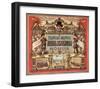 Vintage Russian Tobacco Advertisement-null-Framed Giclee Print