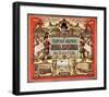 Vintage Russian Tobacco Advertisement-null-Framed Giclee Print