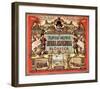 Vintage Russian Tobacco Advertisement-null-Framed Giclee Print