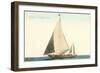 Vintage Sailboat-null-Framed Art Print