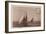 Vintage Sailing I Sepia-Wild Apple Portfolio-Framed Premium Giclee Print