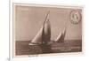 Vintage Sailing I Sepia-Wild Apple Portfolio-Framed Art Print