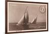 Vintage Sailing I Sepia-Wild Apple Portfolio-Framed Art Print