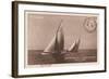 Vintage Sailing I Sepia-Wild Apple Portfolio-Framed Art Print