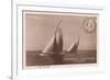 Vintage Sailing I Sepia-Wild Apple Portfolio-Framed Art Print