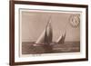 Vintage Sailing I Sepia-Wild Apple Portfolio-Framed Art Print