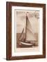 Vintage Sailing II Sepia-Wild Apple Portfolio-Framed Art Print