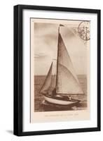 Vintage Sailing II Sepia-Wild Apple Portfolio-Framed Art Print