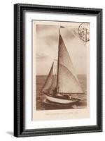 Vintage Sailing II Sepia-Wild Apple Portfolio-Framed Art Print