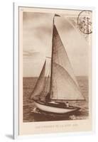 Vintage Sailing II Sepia-Wild Apple Portfolio-Framed Art Print