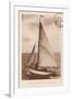 Vintage Sailing II Sepia-Wild Apple Portfolio-Framed Art Print