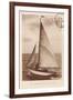 Vintage Sailing II Sepia-Wild Apple Portfolio-Framed Art Print