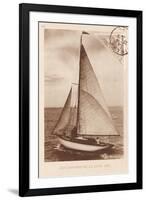 Vintage Sailing II Sepia-Wild Apple Portfolio-Framed Art Print