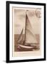 Vintage Sailing II Sepia-Wild Apple Portfolio-Framed Art Print