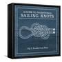 Vintage Sailing Knots V-Mary Urban-Framed Stretched Canvas