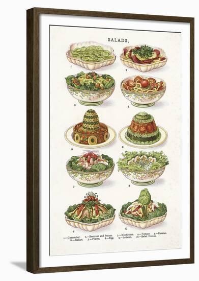 Vintage Salad-The Vintage Collection-Framed Giclee Print