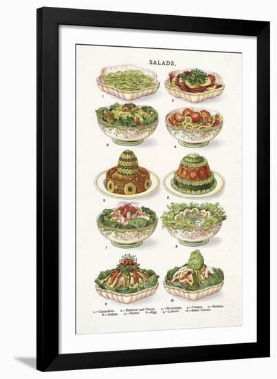 Vintage Salad-The Vintage Collection-Framed Giclee Print