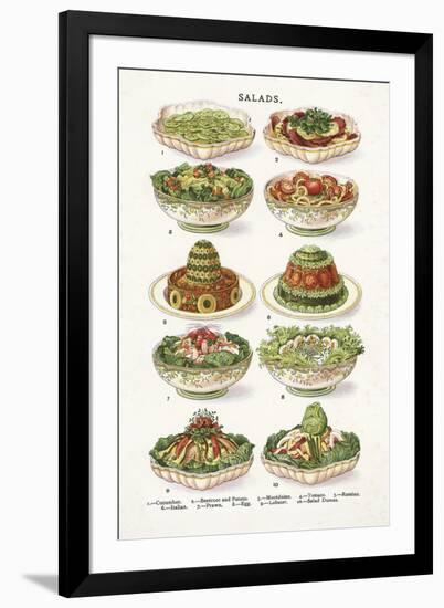 Vintage Salad-The Vintage Collection-Framed Giclee Print