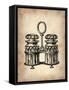 Vintage Salt and Pepper-NaxArt-Framed Stretched Canvas