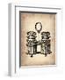 Vintage Salt and Pepper-NaxArt-Framed Art Print