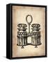 Vintage Salt and Pepper-NaxArt-Framed Stretched Canvas