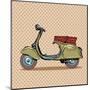 Vintage Scooter Retro Transport-Valeriy Kachaev-Mounted Art Print