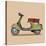 Vintage Scooter Retro Transport-Valeriy Kachaev-Stretched Canvas