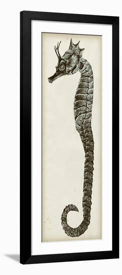 Vintage Seahorse I-null-Framed Art Print