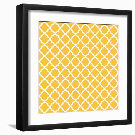 Vintage Seamless Pattern Background-hellena13-Framed Art Print