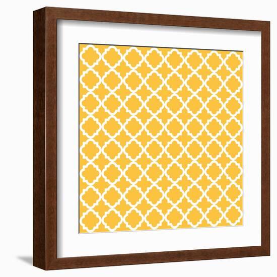 Vintage Seamless Pattern Background-hellena13-Framed Art Print