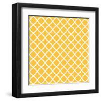 Vintage Seamless Pattern Background-hellena13-Framed Art Print