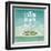 Vintage Seaside View Poster-avean-Framed Art Print