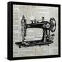 Vintage Sewing Machine-Piper Ballantyne-Framed Stretched Canvas