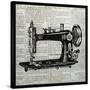 Vintage Sewing Machine-Piper Ballantyne-Stretched Canvas