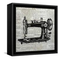 Vintage Sewing Machine-Piper Ballantyne-Framed Stretched Canvas